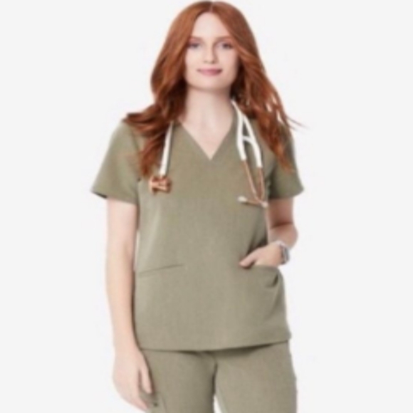 Figs Heather Olive Casma - Picture 3 of 6